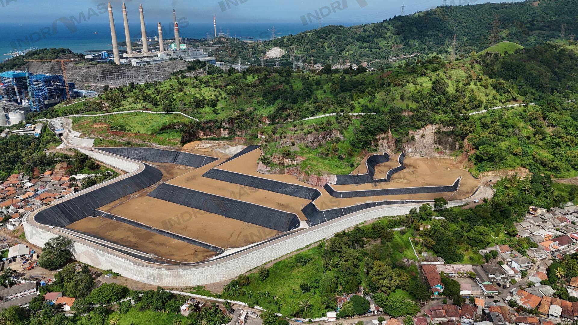 Ash Yard — aerial view