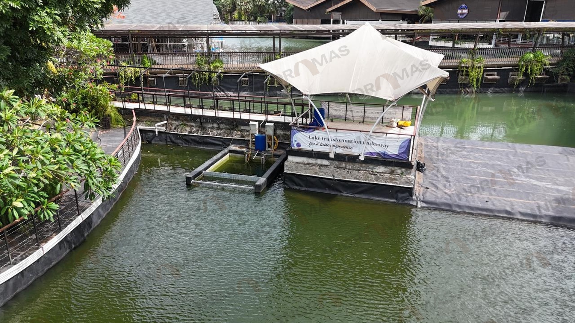 The Breeze Mall Lake Improvement
