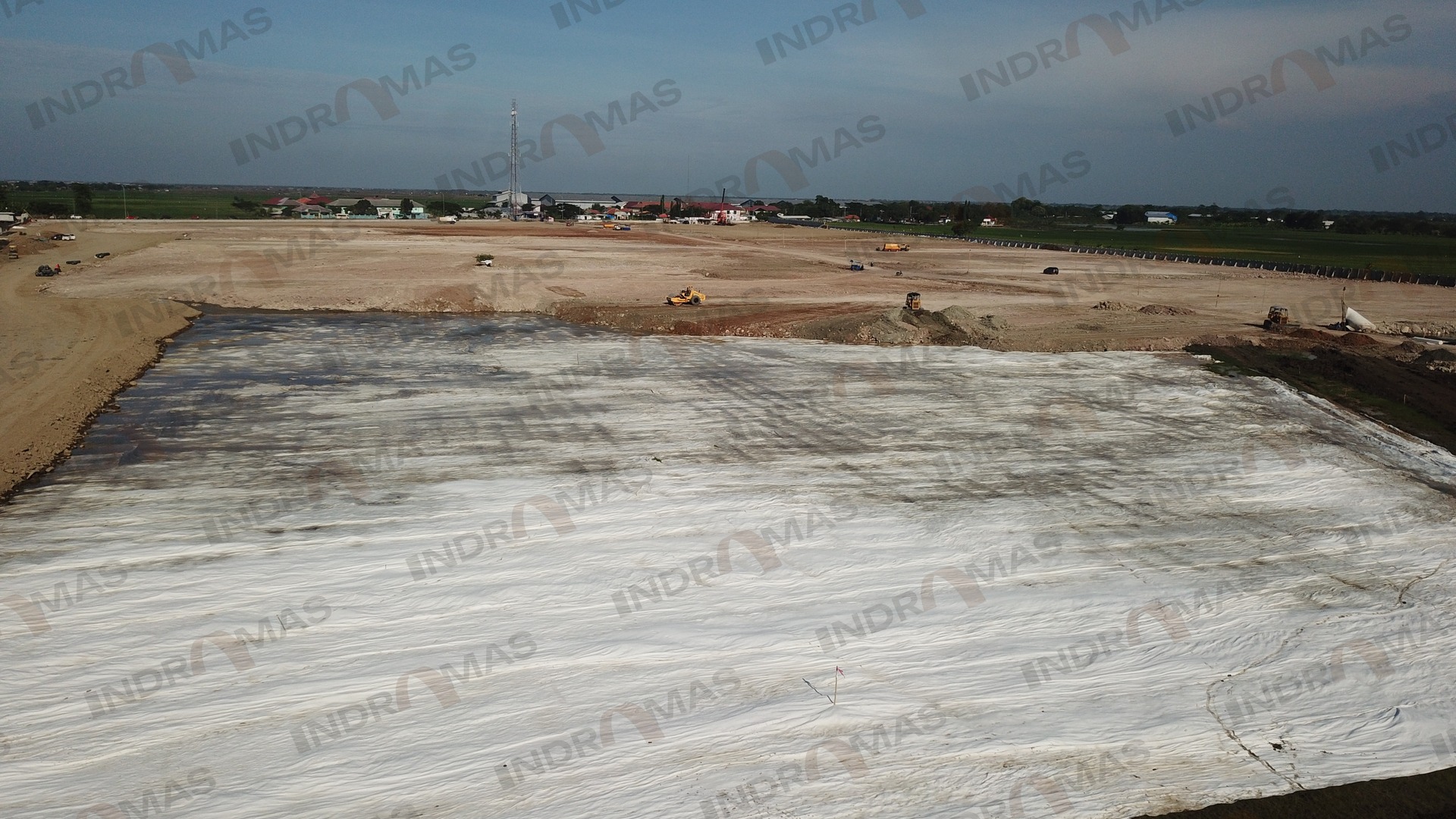 Factory Soil Improvement — aerial view