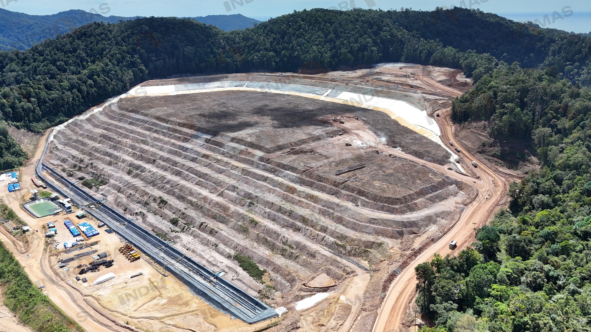 Heap Leach Pad II — aerial view
