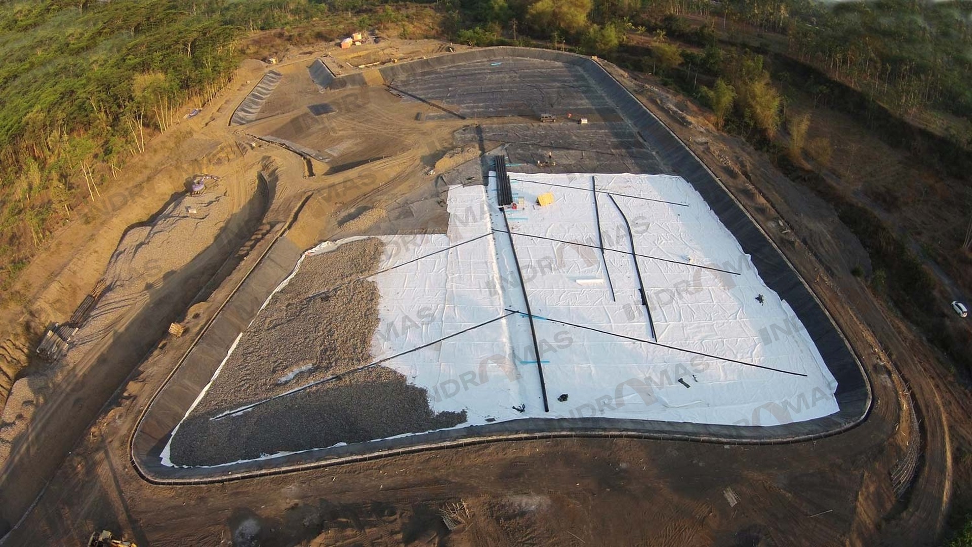 Landfill I — aerial view